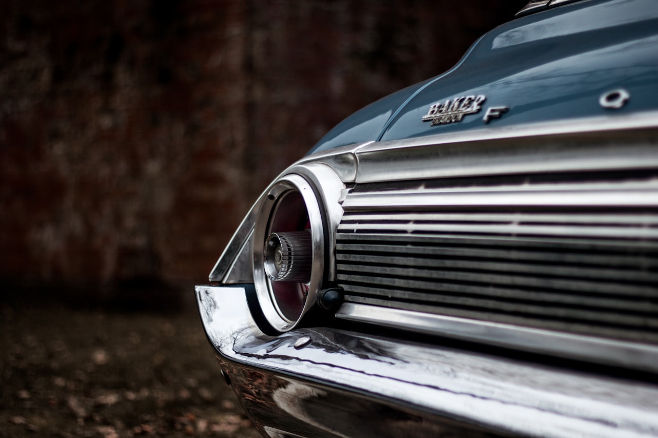 Classic American muscle car